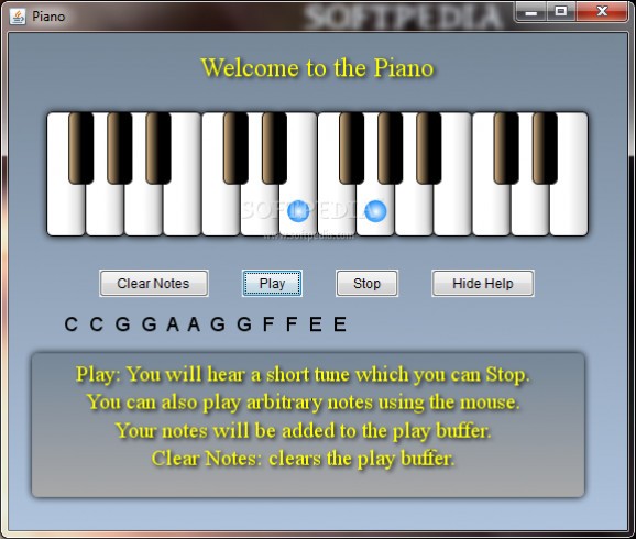 Piano screenshot
