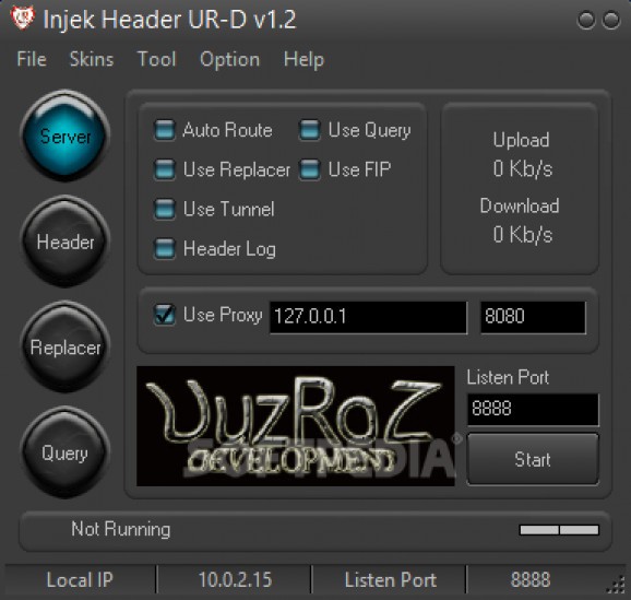 Injek Header UR-D screenshot