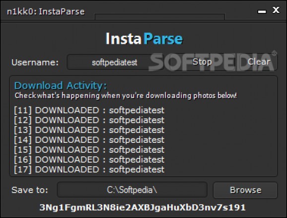 InstaParse screenshot
