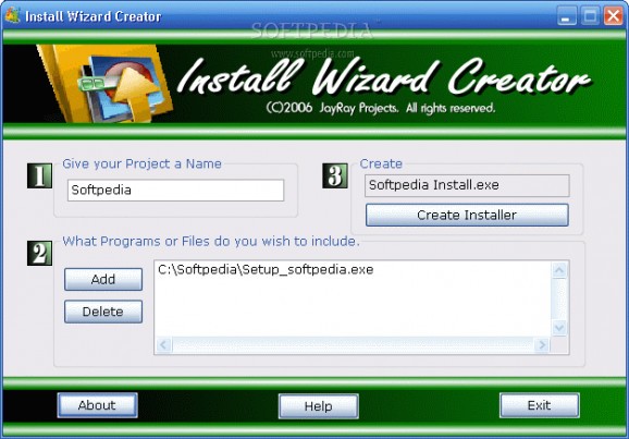Install Wizard Creator screenshot