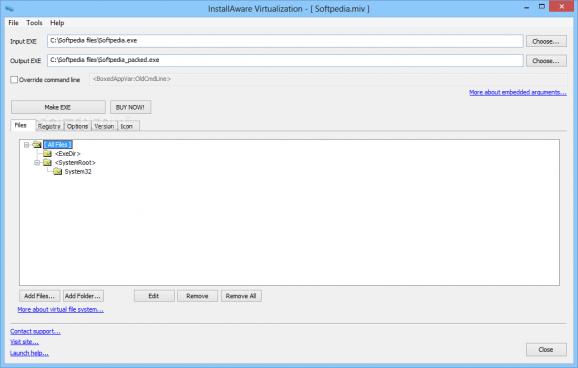 InstallAware Virtualization screenshot