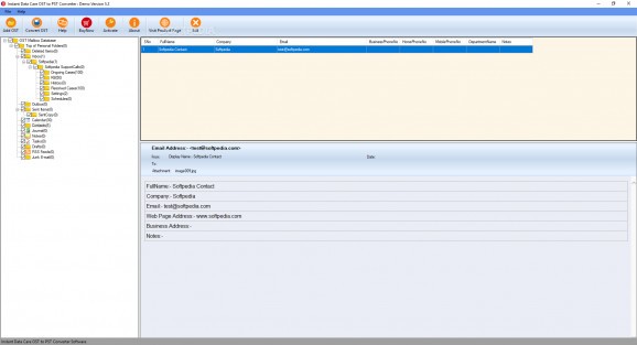 Instant Data Care OST to PST Converter screenshot
