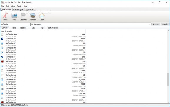 Instant File Find Pro screenshot