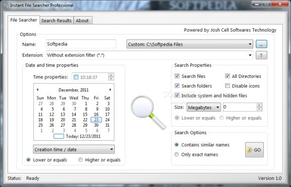 Instant File Searcher Professional screenshot