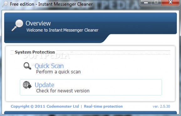 Instant Messenger Cleaner Free screenshot
