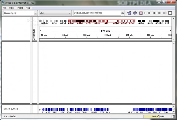 Integrative Genomics Viewer screenshot