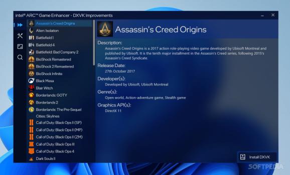 Intel ARC Game Enhancer screenshot
