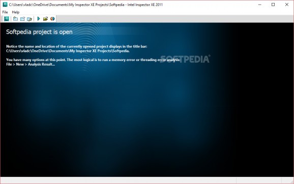 Intel Inspector XE 2011 screenshot