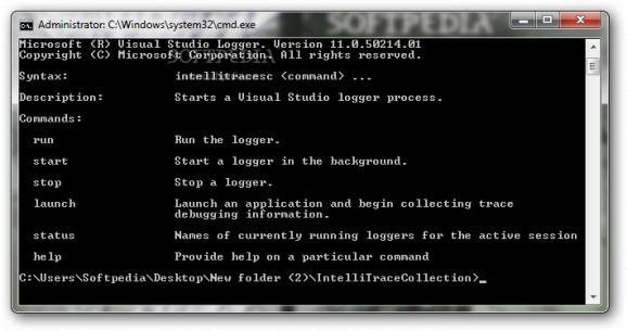 IntelliTrace Collector for Visual Studio screenshot
