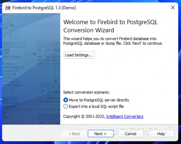 Firebird to PostgreSQL screenshot