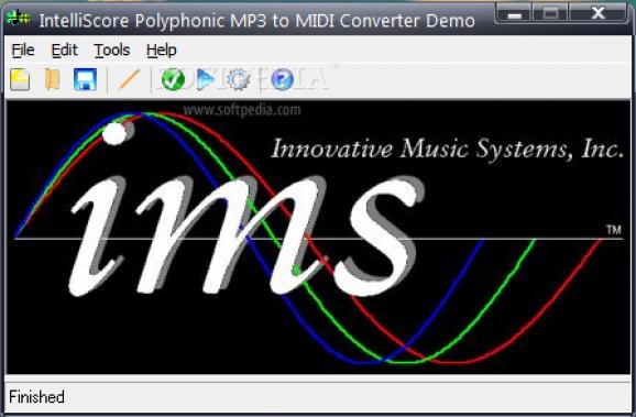 Intelliscore Polyphonic MP3 to MIDI Converter screenshot