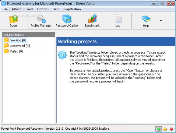 PowerPoint Password Recovery screenshot