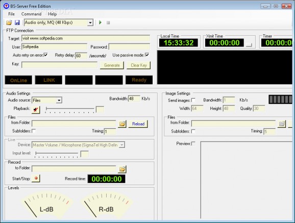 Internet Broadcasting Studio screenshot