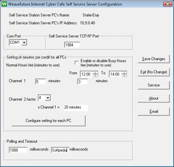 Internet Cyber Cafe Self Service Server screenshot
