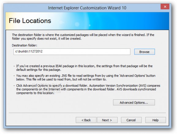 Internet Explorer Administration Kit screenshot