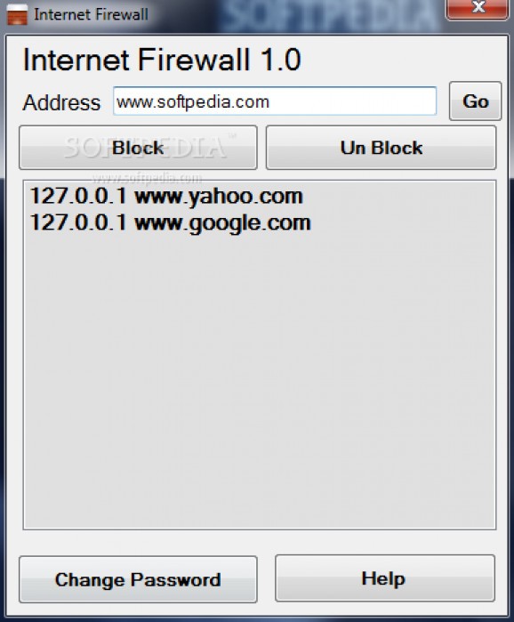 Internet Firewall screenshot