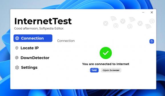 InternetTest screenshot