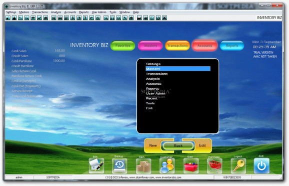 Inventory Biz ERP screenshot