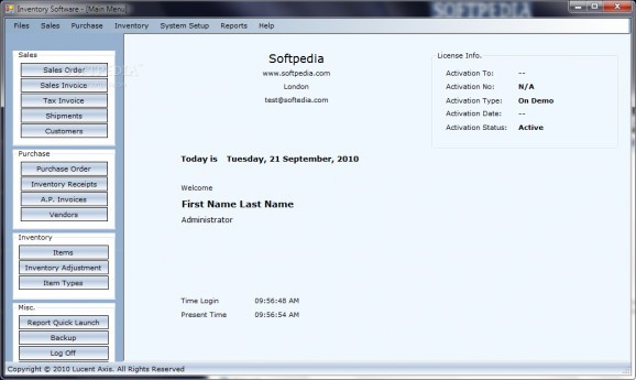 Inventory Software screenshot
