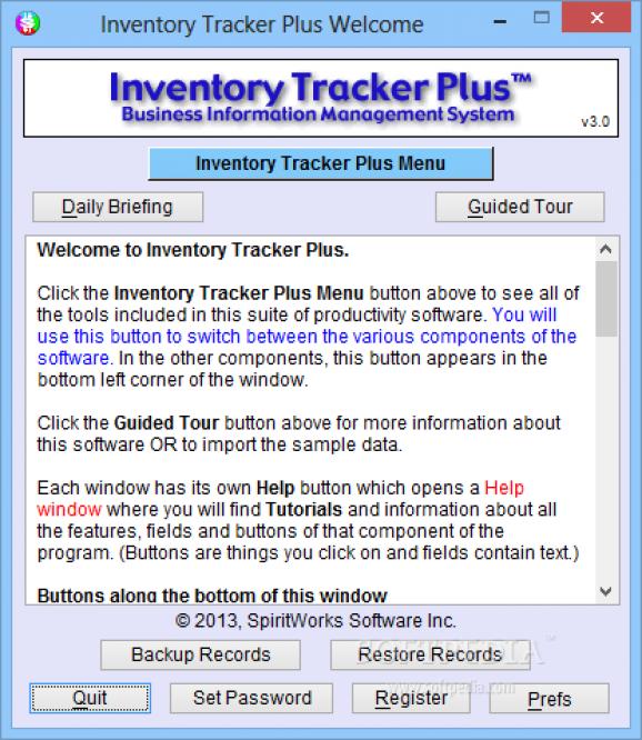 Inventory Tracker Plus screenshot