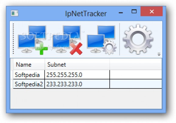 IpNetTracker screenshot