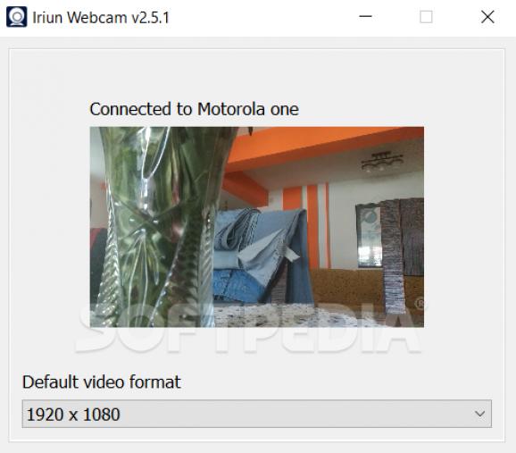 Iriun Webcam screenshot