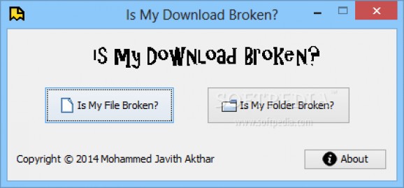 Is My Download Broken? screenshot
