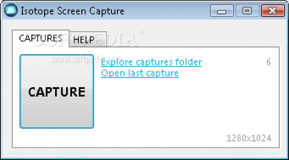 Isotope Screen Capture screenshot