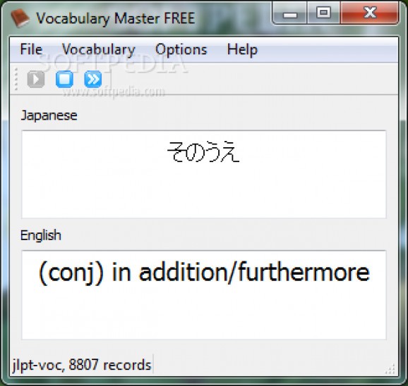 Vocabulary Master screenshot