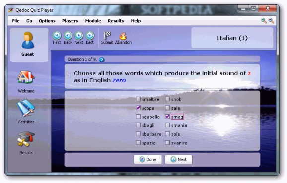 Italian (I) screenshot