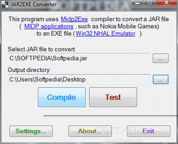 JAR2EXE Converter screenshot