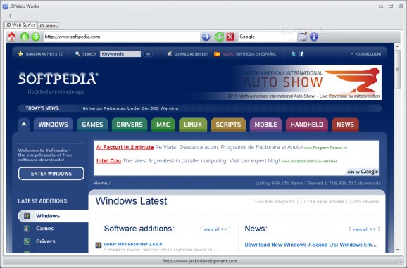 JD Web Works screenshot