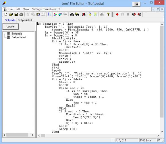 Jens' File Editor screenshot