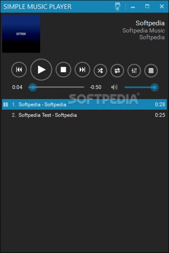 Simple Music Player screenshot