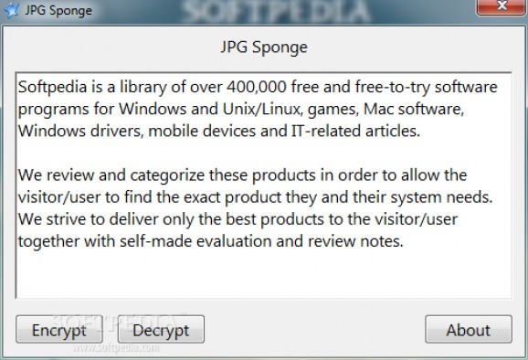 JPG Sponge screenshot