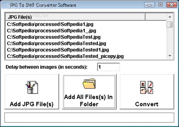 JPG To SWF Converter Software screenshot