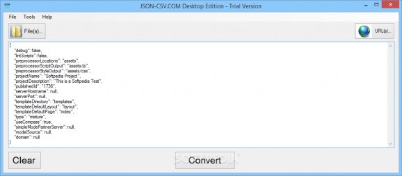 JSON-CSV.com Desktop Edition screenshot