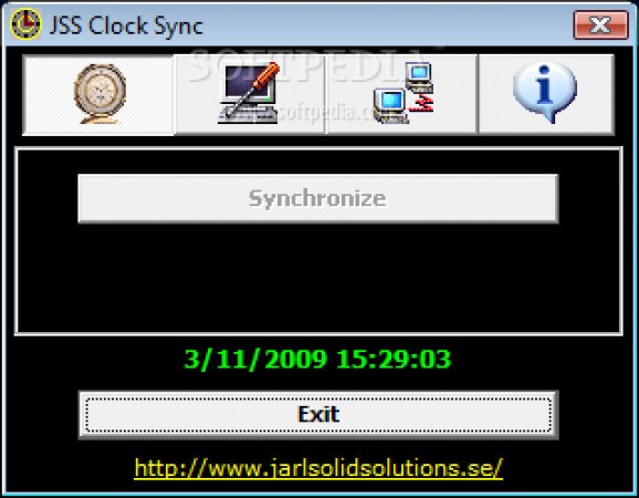 JSS Clock Sync screenshot