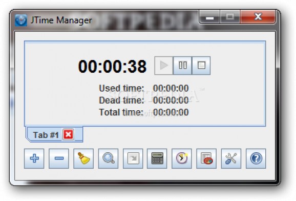 JTime Manager screenshot