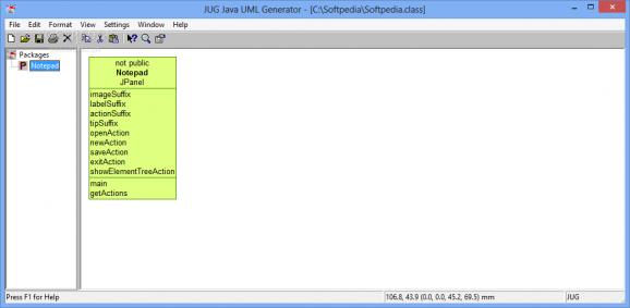 JUG Java UML Generator screenshot