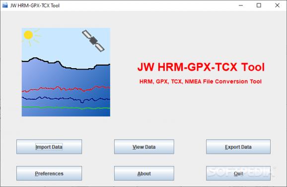 JW HRM-GPX-TCX Tool screenshot