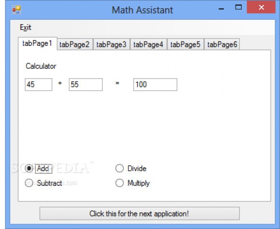 Math Assistant screenshot