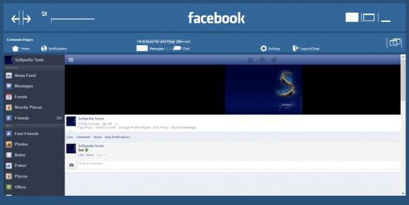 Facebook Desktop screenshot