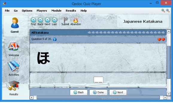Japanese Katakana screenshot