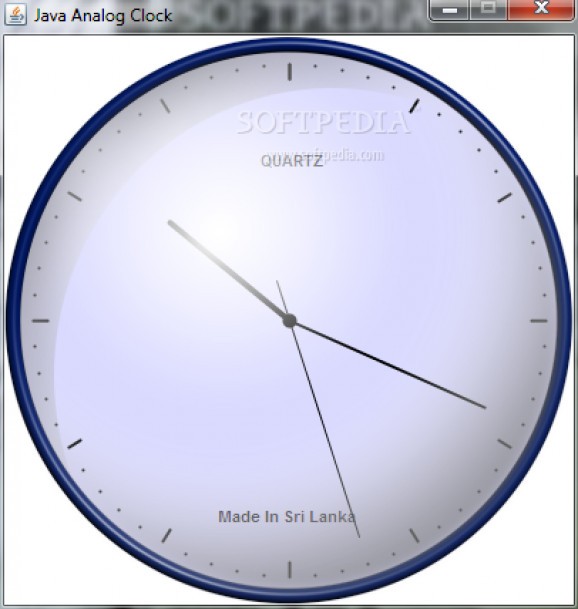 Java Analog Clock screenshot
