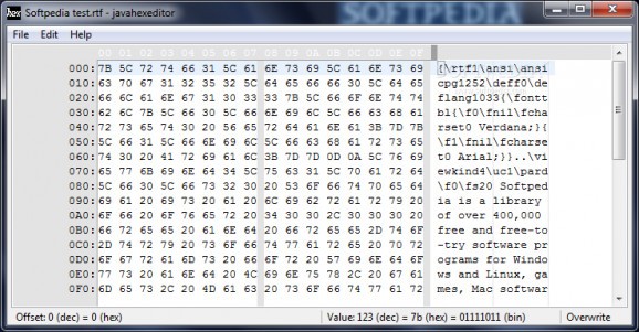 Java Hex Editor screenshot
