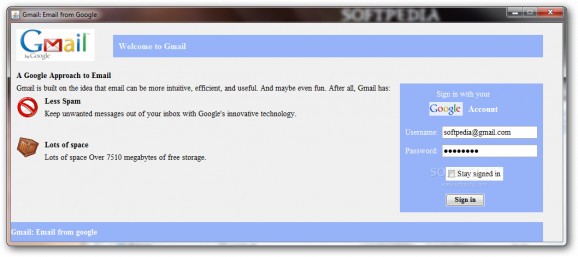 Java Mail Client screenshot