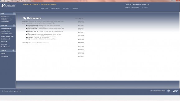 Java SE 7 Upgrade OCP Training Lab - Personal Edition screenshot