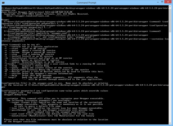 Java Service Wrapper Professional Edition screenshot