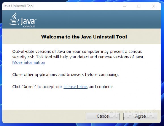 Java Uninstall Tool screenshot